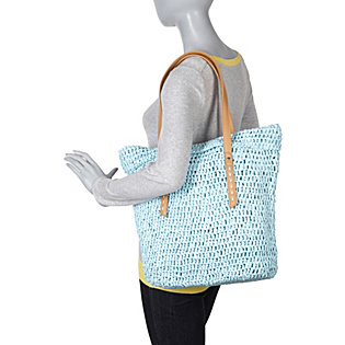 Crochet Paper Straw TL Tote