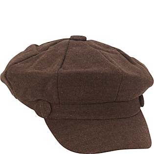 Solid Knit Newsboy Cap
