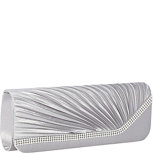 Rouche Rhinestone Clutch