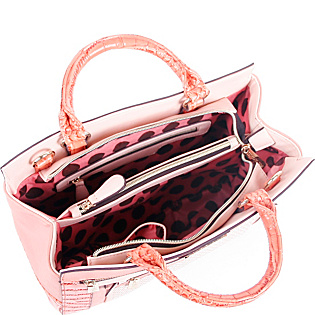 Alecia Structure Faux Croc Tote Bag