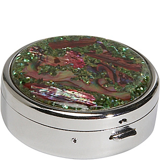 Mother of Pearl Round Pill Box