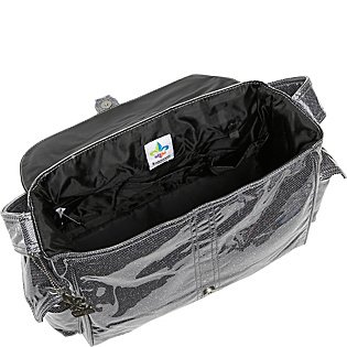 Crystals Laminated Buckle Bag